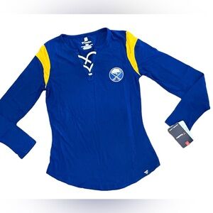 Women’s Fanatics Buffalo Sabres Shirt NWT Medium